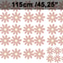 Small Cute Daisy Flowers for Kids Room Wall Decal Sticker