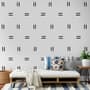Geometric Black Line Wall Decal Sticker