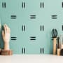 Geometric Black Line Wall Decal Sticker