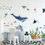 Kinder Unterwasser Tiere Wandtattoo