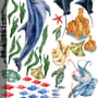 Kinder Unterwasser Tiere Wandtattoo