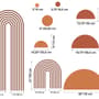 Geometric Arch Wall Decal Sticker