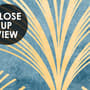 Soft Gatsby Style Art Deco Wallpaper Mural