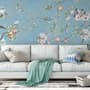 Vintage Blossoms With Birds Wallpaper Mural