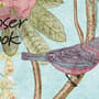 Papier peint panoramique floral Chinoiserie coloré