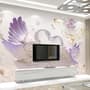 3D Embossed Look Swan Wallpaper Mural