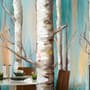 Oil Painting Tree Branch Wallpaper Mural