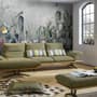 Watercolor Cactus with Flowers Wallpaper Mural