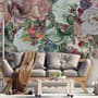 Victorian Vine Floral Bouqet Wallpaper Mural