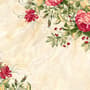 Vintage Pastellrote Blumen Fototapete