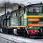 Vintage Railway Wallpaper Mural