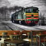 Vintage Railway Wallpaper Mural