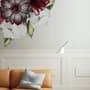 Watercolor Red Rose and Anemone Floral Bouqets Wall Decal Sticker