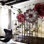 Watercolor Red Rose and Anemone Floral Bouqets Wall Decal Sticker