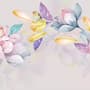 Colorful Magnolia Flowers and Birds Wallpaper Mural