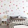 Mignon coeur aquarelle Stickers muraux Sticker