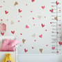 Mignon coeur aquarelle Stickers muraux Sticker