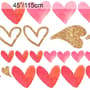 Mignon coeur aquarelle Stickers muraux Sticker