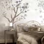 Watercolor Magnolia Floral Wallpaper Mural