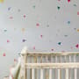 Kids Watercolor Colorful Little Triangle Wall Decal Sticker