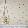 Kids Watercolor Colorful Little Triangle Wall Decal Sticker
