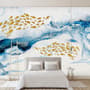 Sea Wave and Fish Wallpaper Mural