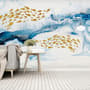 Sea Wave and Fish Wallpaper Mural
