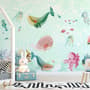 Nursery Cute Sea Animals Wallpaper Mural